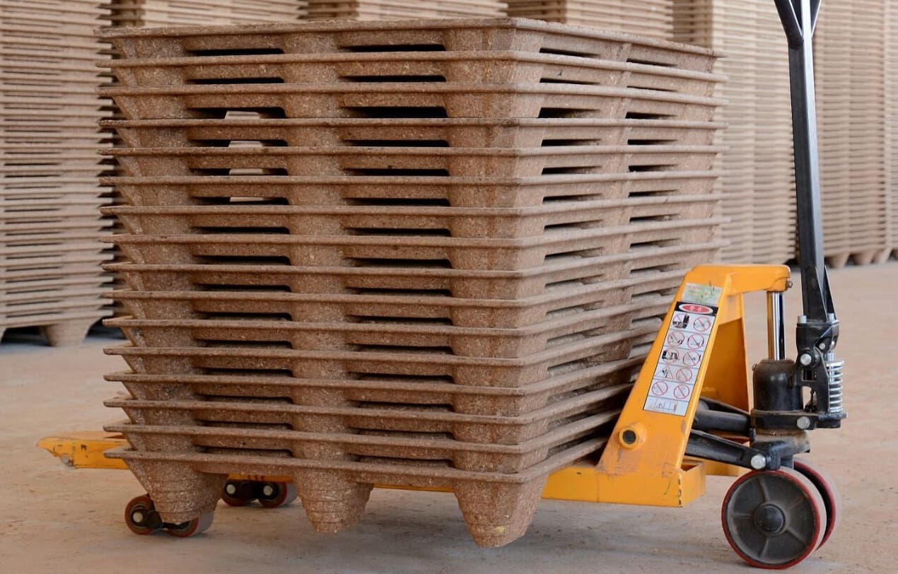 Compressed Wood Moulded Pallets - Special Price-2