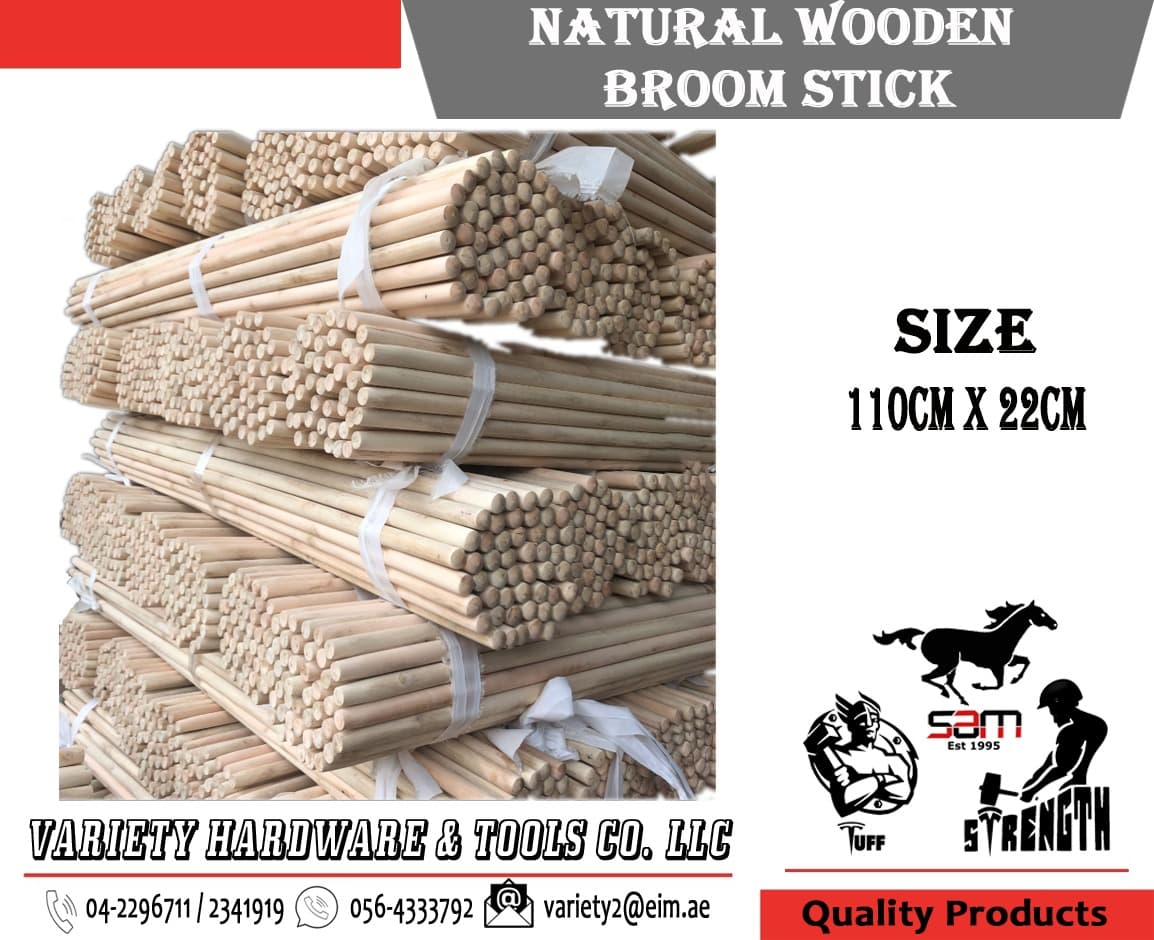 Available : Natural Wooden Broom Sticks-0